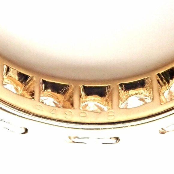 Rare! Vintage Authentic Cartier 18k Yellow Gold Diamond Eternity Band Stack Ring - Picture 7 of 11